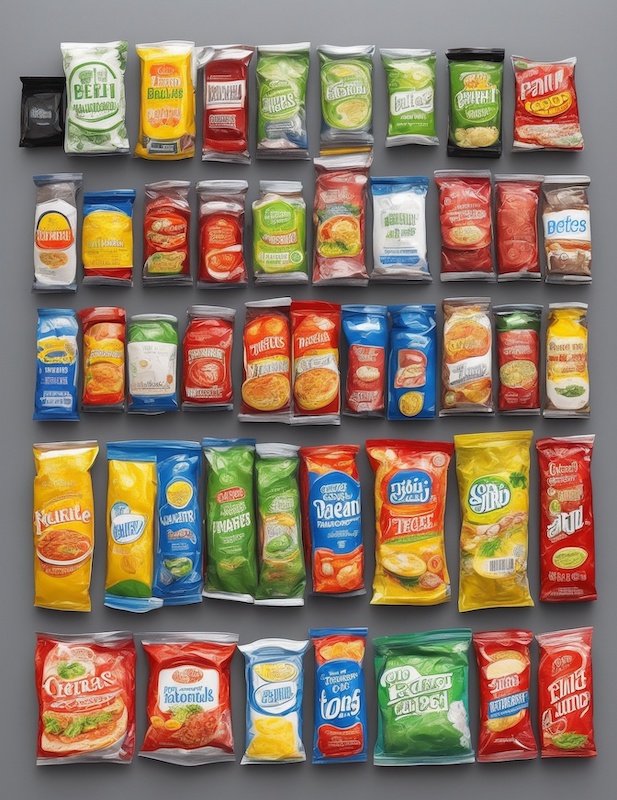 Various Food Packets